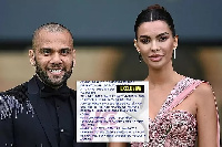 Dani Alves na aliyekuwa mkewe, Joana Sanz