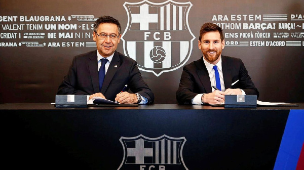 Messi amshangaza Rais FC Barcelona