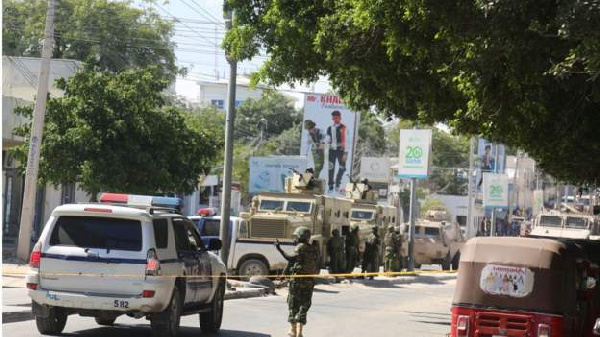 Milipuko huku wanajeshi wa Uganda wakipambana na wanamgambo Somalia