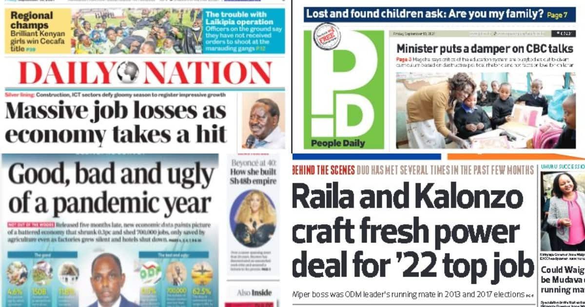 Magazeti Ijumaa: Raila na Kalonzo wanaunda muungano kisiri