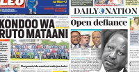 Magazeti Jumatatu: Waasi wa ODM wafanya kikao baada ya kumkaidi Raila