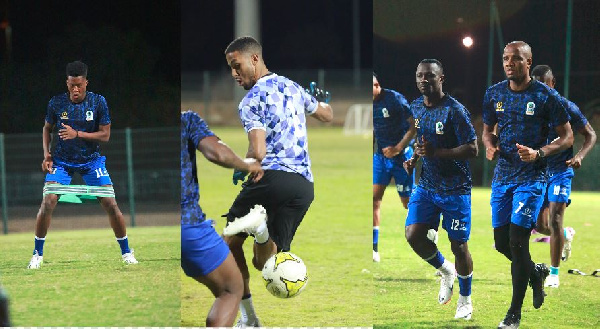 Wachezaji wa Taifa Stars wakijifua