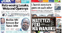 Magazeti Jumatano, Julai 7: Ruto ajaribu kuingiza 