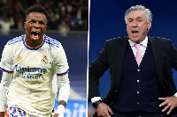 Carlo Ancelotti na Vinicius Jr