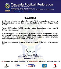 Taarifa ya TFF kwa Watanzania