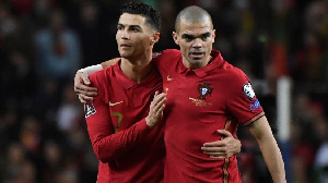 Ronaldo With Pepe