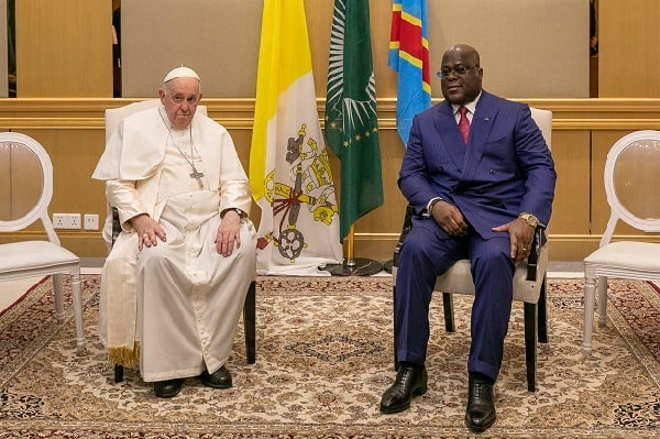 Papa Francis atua Congo DR