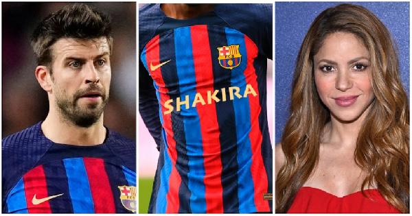 Gérard Piqué kulazimika kuvaa jezi ya Barca yenye jina la Shakira