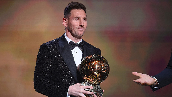 Mshindi mara saba wa tuzo ya Ballon D'or