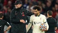 Mohammed Salah akiwa na Klopp