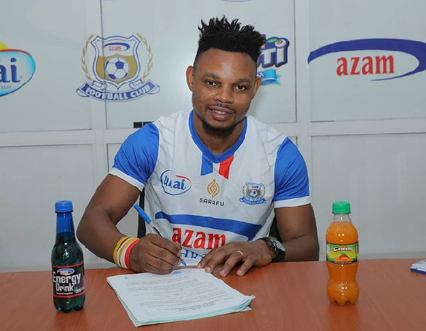 Mshambuliaji wa Azam FC, Idriss Mbombo