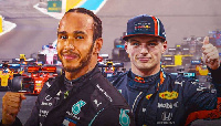 Lewis Hamilton (kushoto) na Max Verstappen (kulia)