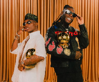 Burna Boy, Wizkid na Skepta waingia studio