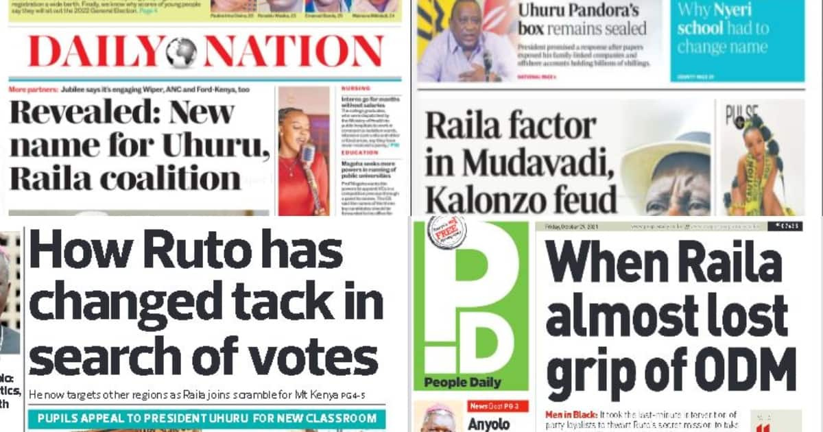 Magazetini Leo: DP Ruto aanza dili ya kumsajili Kalonzo Musyoka katika timu yake