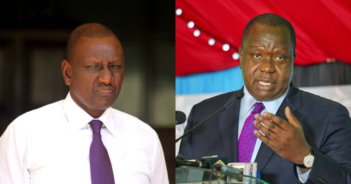 Naibu Rais William Ruto na Waziri Matiang'i