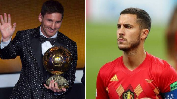 Hazard ampa Messi Ballon D'or leo