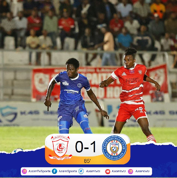 Azam yaichapa Coastal Union 1-0, wakwea kileleni kwenye msimamo