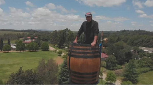 Perched In A Barrel