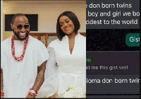 Chioma na Davido wapata watoto mapacha