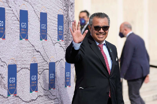 Dr Tedros Adhanom Ghebreyesus, ambaye ni Mkurugenzi wa WHO