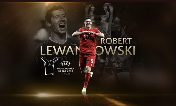 Robert Lewandowski mchezaji bora UEFA 2019/20