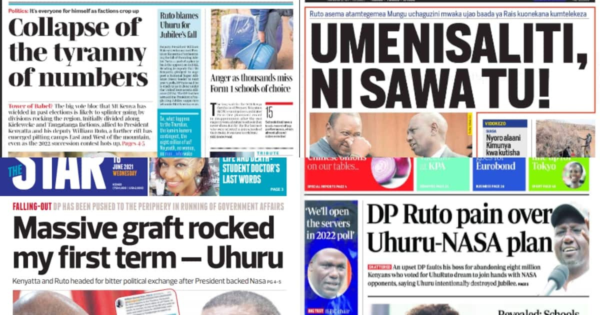 Magazeti Jumatano, Juni 16: Tajiri Jimmy Wanjigi atangaza kuwania urais 2022