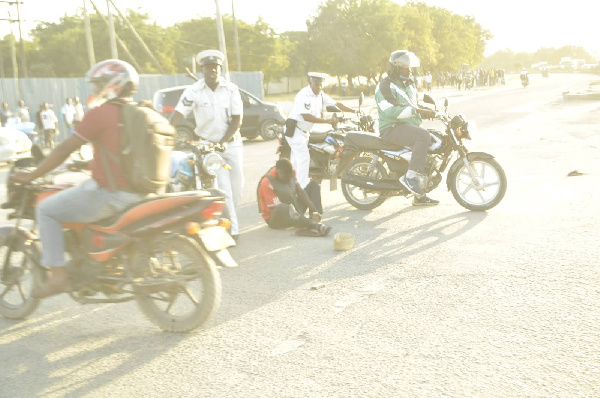 madereva boda boda na Polisi