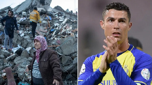 Ronaldo Send Plane To Syria