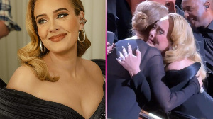 Adele Emociona Abracar Celine Dion 1024x576