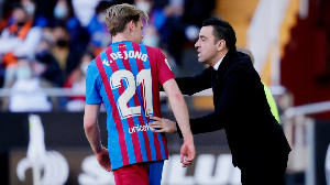 Xavi And De Jong