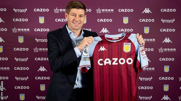 Steven Gerrard ndie Kocha mpya wa Aston Villa