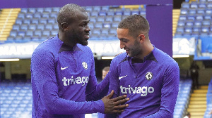 Chelsea Players Kalidou Koulibaly And Hakim Ziyech