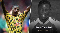 Nyota wa zamani wa Arsenal na Everton Kevin Campbell amefariki dunia