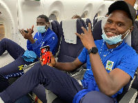 Nahodha wa Taifa Stars, Mbwana Samatta kulia akiwa na John Bocco