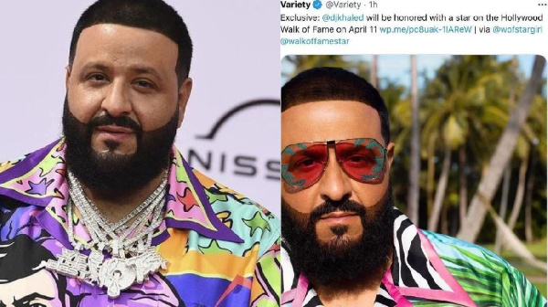 DJ Khaled kutunukiwa nyota kwenye Hollywood Walk of Fame