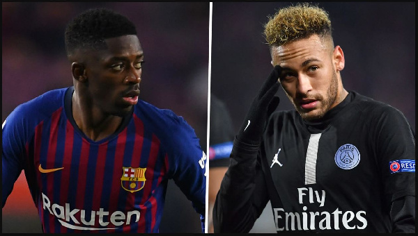 PSG wataka kumrejesha Neymar Barcelona wapewe Dembele