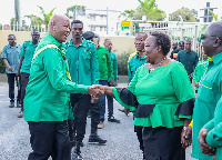 Kinana akiwa na Mwenyekiti wa CCM mkoa wa DSM