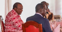 Rais Uhuru na Raila Odinga wahudhuria kikao wafanya kikao cha pamoja