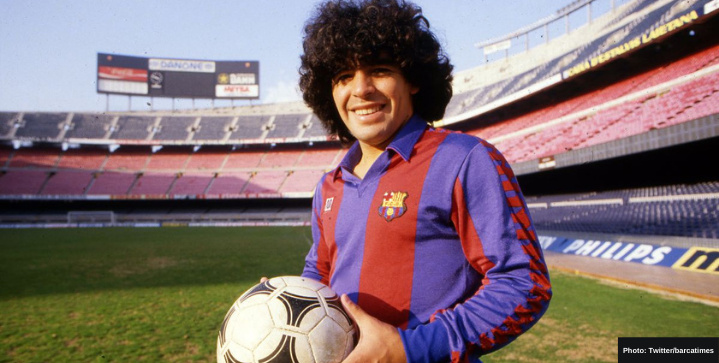 Barca, Boca Juniors  kumkumbuka Maradona