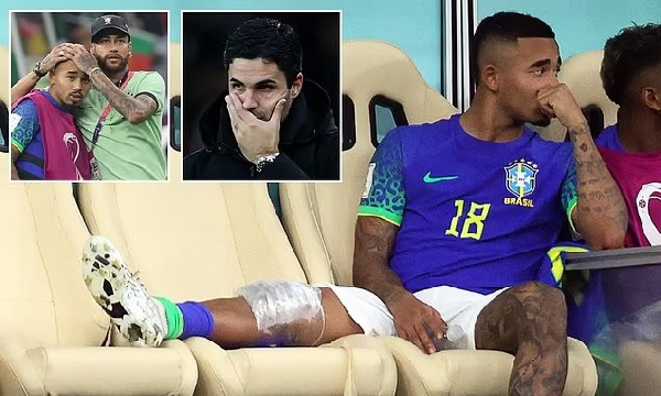 Gabriel Jesus aliumia katika mchezo dhidi ya Cameroon