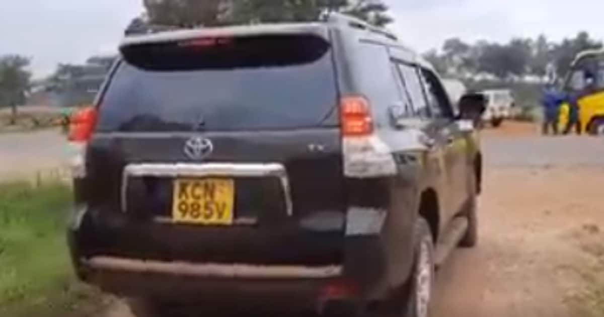 Polisi wamkamata baba wa mtoto aliyenaswa kwenye video akiendesha Prado