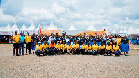 Nyankumbu girls explore GGML Pavilion at Geita Mining & Technology Expo