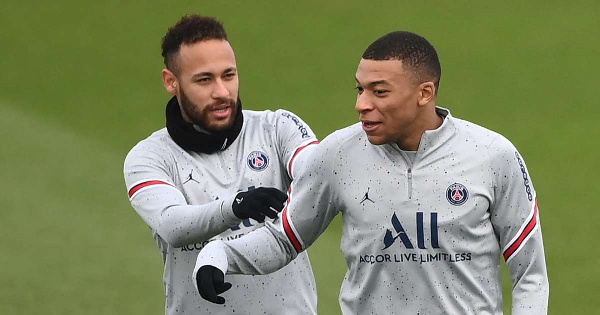 Nyota wa Klabu ya PSG, Kylian Mbappe na Neymar