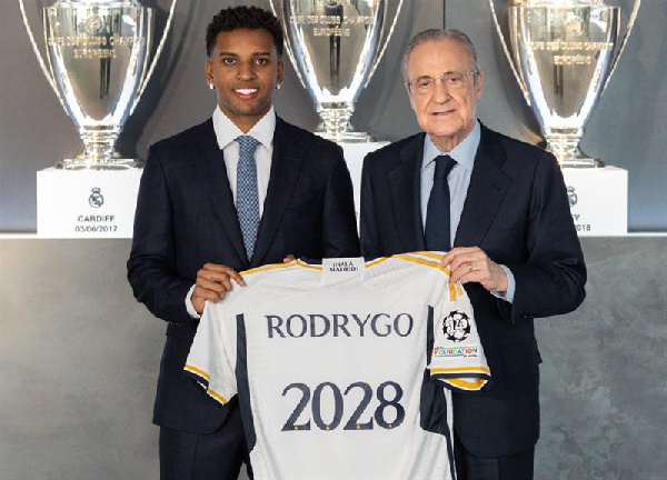 Rodrygo asaini Mkataba wa muda mrefu Real Madrid