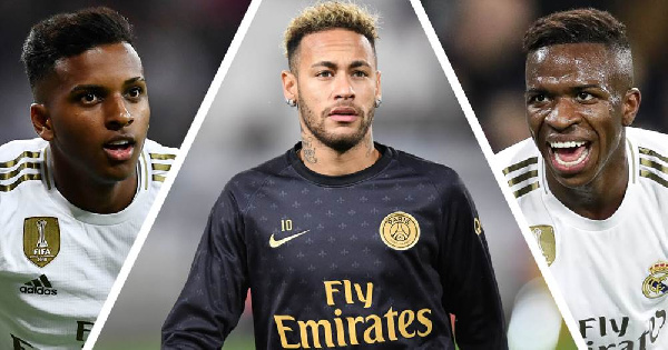 Neymar Jr anavyowaburuza Vini Jr na Rodrygo