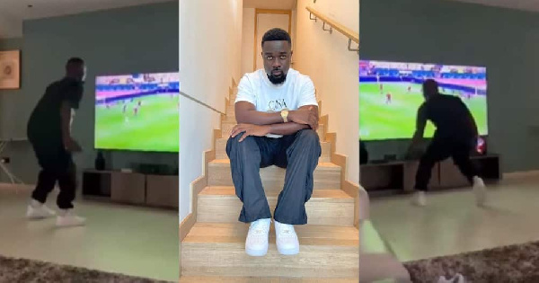 #AFCON: Sarkodie Ataka Kuvunja TV Yake Morocco Ikiipiga Ghana