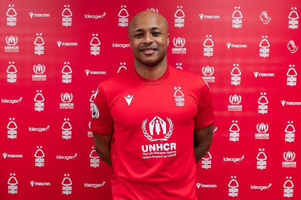 Andre Ayew atua Nottingham Forest