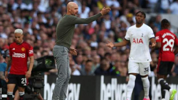 Ten Hag asema wachezaji walikuwa 'wazembe' kipigo cha Spurs