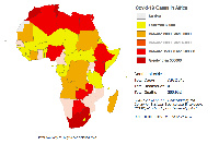 Maambukizi ya Corona Afrika