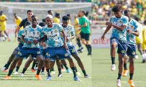 Yanga Warm Up Vs Medeama